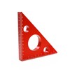 WEITARI Aluminum Alloy Triangle Ruler,45 Degree Angle Ruler,Carpentry Squares,Precision Woodworking