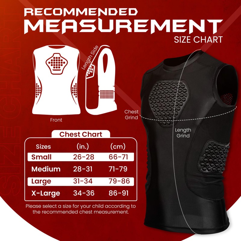 Chest Protector (White, Small)