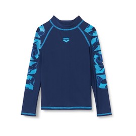 ARENA Boys Unisex Jr Rash Vest L/S Graphic Rash Guard Shirt