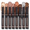 8 Colors Glitter Eyeshadow Stick, 8 Counts Highlighter Eye Shadow