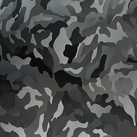 Vicrez Vinyl Car Wrap Film vzv10257 Urban Camo Satin Black | 5ft. x 3 ft.