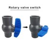 XIFOWE (2 PCS) 1/2 inch PVC Ball Valve Slip (Socket),