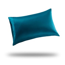 MEILA Silky Satin Pillowcase for Hair and Skin, Ultra-Soft Washed SilkPillow Cases Queen Size Set of 2, Teal