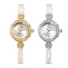 Avaner Women's Bracelet Wrist Watches: Ladies Gold Silver Vintage Retro