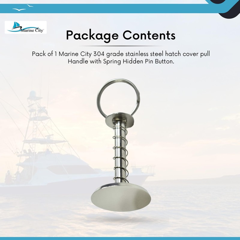Marine City 304 Grade Stainless Steel Corrosion Resistant Hatch Cover