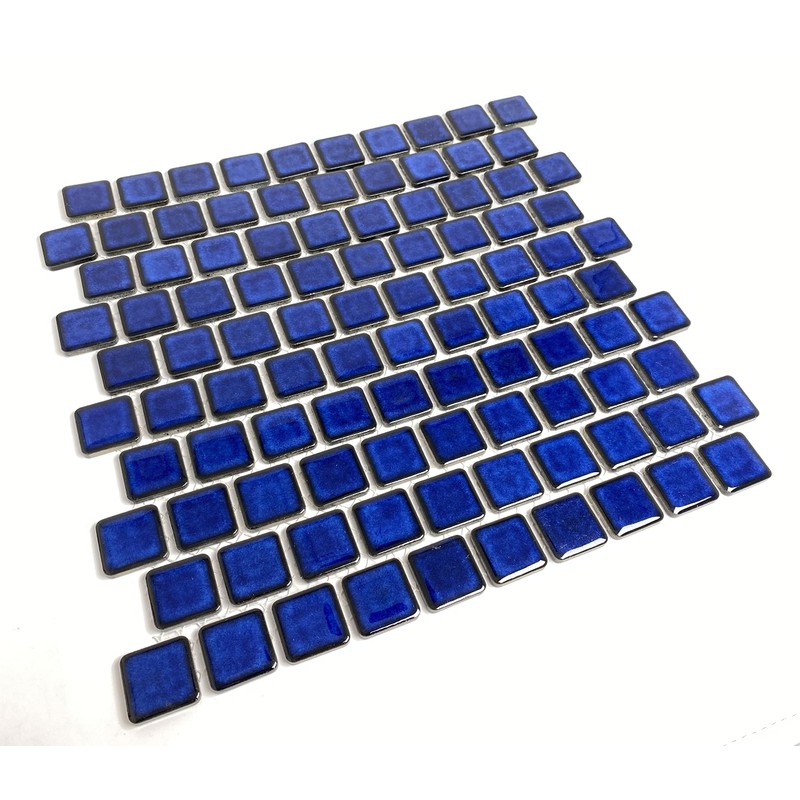 Tenedos 1x1 Cobalt Blue Square (Exact Size 1-1/8 in.) Brick