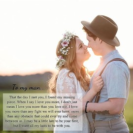 Stocking Stuffers Holiday Outfits for Women 2024 Birthday Gift for Men Natural Stone Beads Bracelet Men Black Obsidian Bracelet Birthday Christmas Gifts for Husband/Boyfriend/Son/Grandson/Dad/Brother