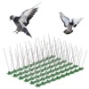 12Pcs Stainless Steel Bird Deterrent Spikes 25cm Anti Cat Crawling