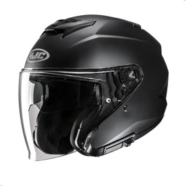 HJC i31 Solid Open Face Motorcycle Helmet, DOT Approved (Semi Flat Black, Large)