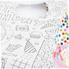 LABRIMP Birthday Party Paper Table Cloth Delicate Table Runner for