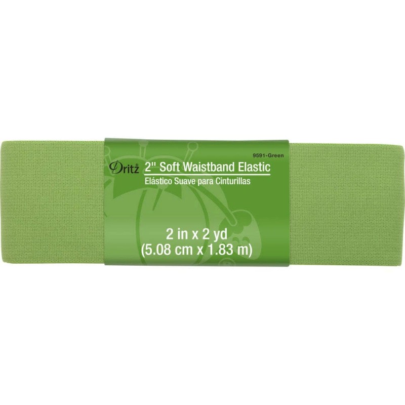 Dritz, 2" x 2yds Soft Waistband Elastic - Blue