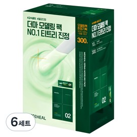 Mediheal Derma Tea Tree Soothing Modeling Pack Limited Edition Set of 6 / 메디힐 더마 티트리 진정 모델링 팩 한정 기획 세트, 6개