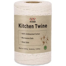 Unbranded XKDOUS 476ft Butchers Twine 100% Cotton Food Safe Cooking Twine String 2mm