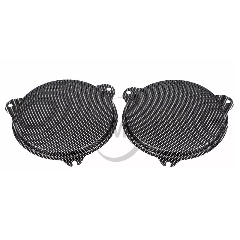 Unbranded Black Mesh Speaker Grill Cover for Harley Touring Electra