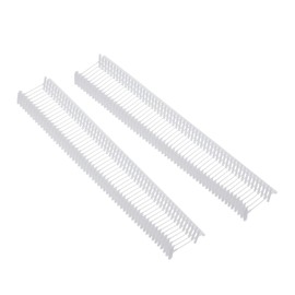 TOP-VIGOR 1000Pcs Tagging Barbs, 15mm Tagging Gun Fasteners, 0.59Inch Tag Pins, Plastic Standard Label Gun Price Tagging Barbs for Garment Price Tag Label, White