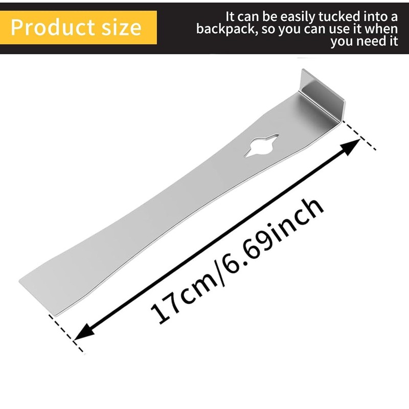 PAIKIUU Stainless Steel Bee Hive Tool Beekeeping Scraper Beekeeping Equipment