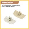 REPAIROCK 2 Set Beige Iron Sun Visor Cap Clip Clip