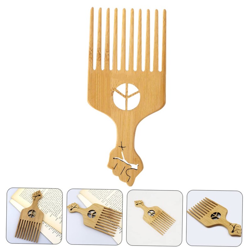 WOONEKY Hairdressing Comb Curly Hair Comb Afro Pick Pick Hair