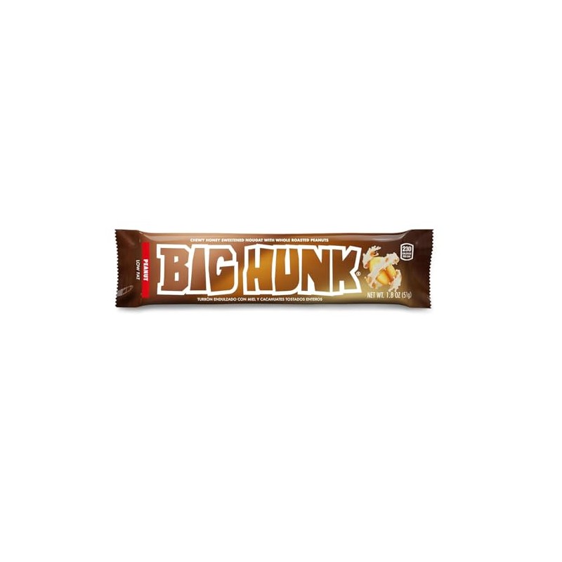 Big Hunk Nougat Candy Bars – 1.8 oz Each, (Pack