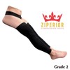 Ziperior No Foot 20-30 mmHg Compression Inside Leg Zipper Wide