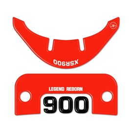 3D Sticker Key Zone Protection Compatible with Yamaha XSR900 2022-2025 Red
