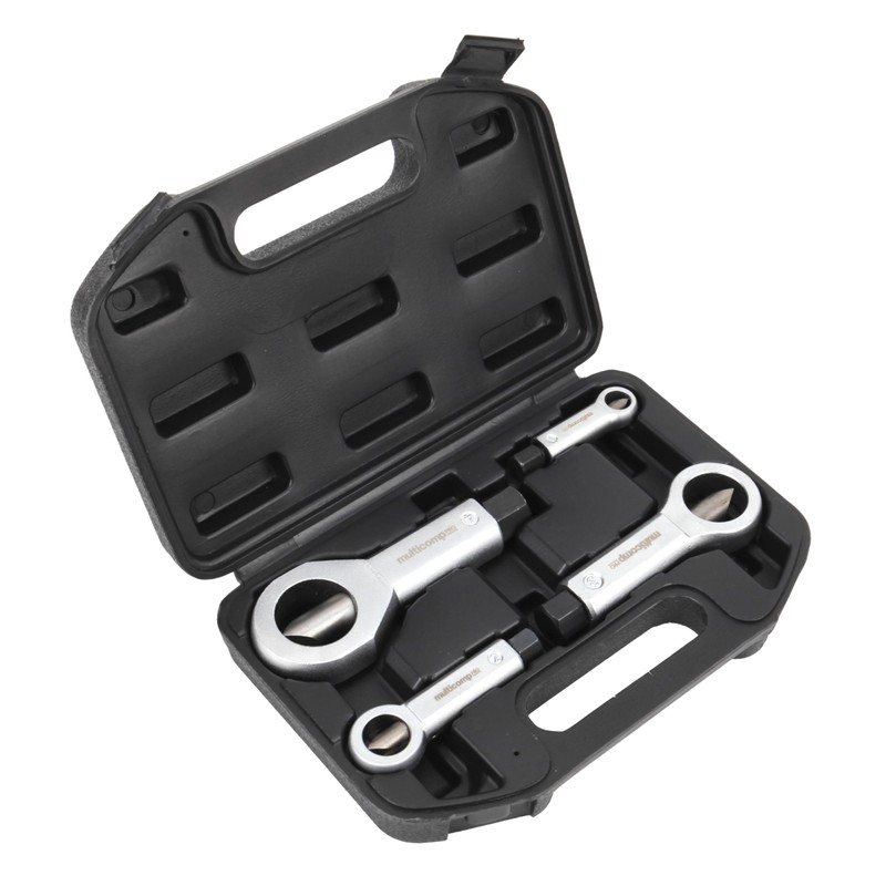 Nut Splitter Set, 4-Pcs of 9-12mm, 12-16mm, 16-22mm, 22-27mm Spilt