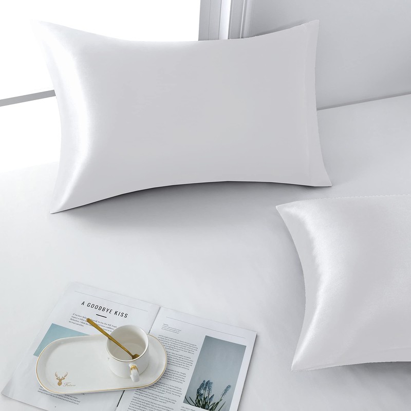 Satin Cushion Cover, 40 x 80 cm, Pack of 2,