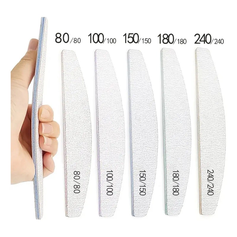 25 Limas Profesional Para Uñas Manicure Grano A Elegir, Lima