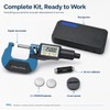 Digital Outside Micrometer, 25-50 mm/1-2 Inch LCD Micrometer