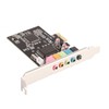 PCIe Sound Card,6 Channels Stereo Desktop Audio Signal Conversion Hardware,CMI8738