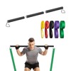 Prebene Resistance Band Bar, 26.4in or 39.4in, Workout Bar for