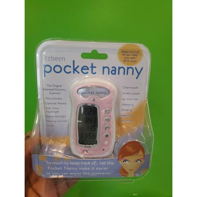 Itzbeen Pocket Nanny Personal Baby Care Timer Pink (New) Sealed
