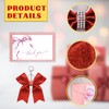 Glitter Cheer Bow Keychain for Cheerleading Coach Gifts for Women