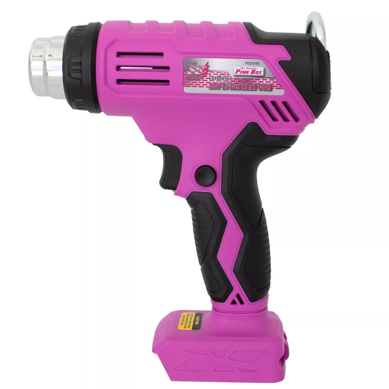 The Original Pink Box 20V Cordless Heat Gun with 3