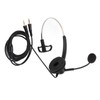 H360‑PC PC Monaural Headset Corded Single Ear Headset with 3