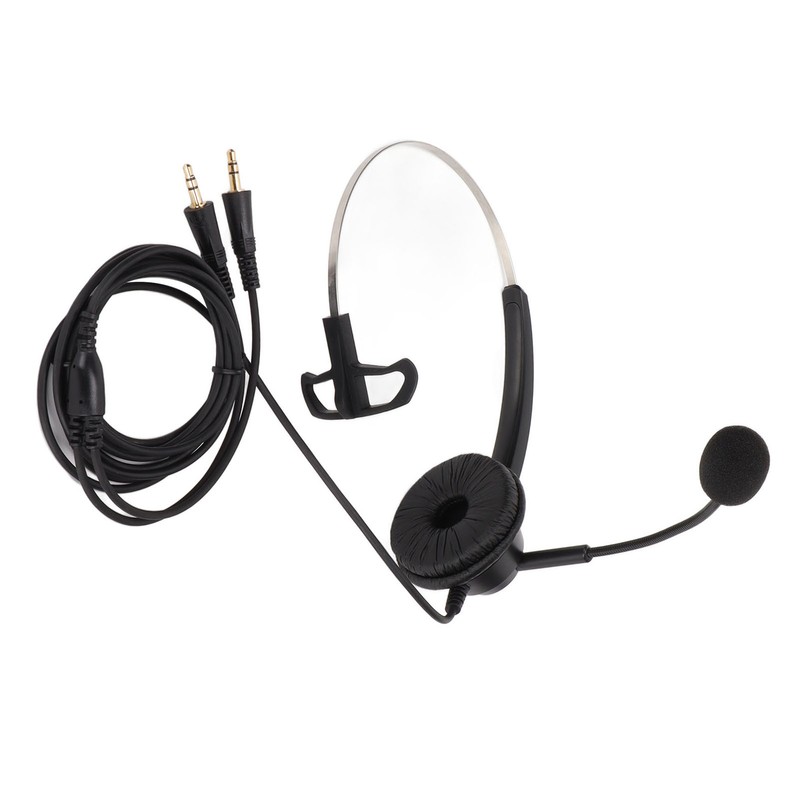 H360‑PC PC Monaural Headset Corded Single Ear Headset with 3