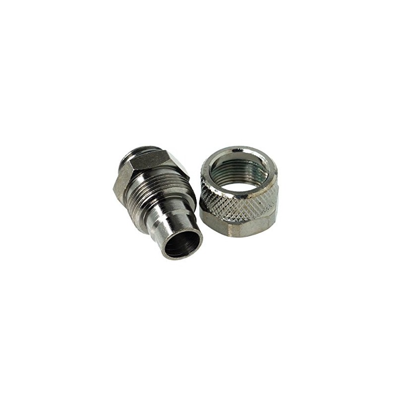 13/10mm (10x1,5mm) Anschraubtülle G1/4 - black nickel