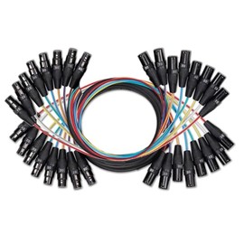 Jamesin 16 Channel XLR Male to Female Snake Cable, 10 Feet