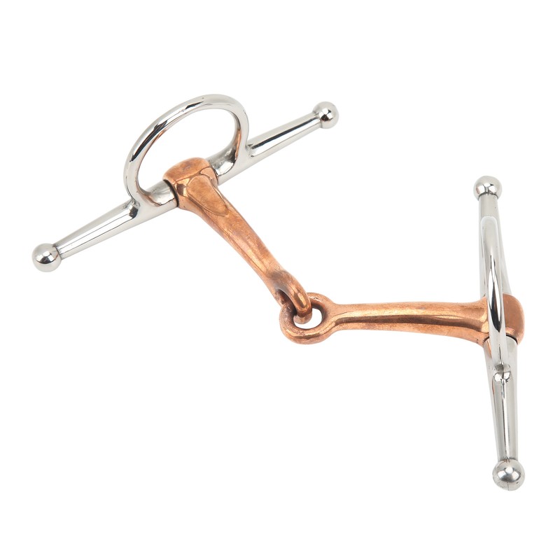 Horse Full Cheek Snaffle Stainless Steel Ring Snaffle Bit for