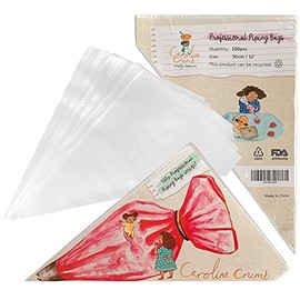 100 Professional Disposable Pastry Piping Bags