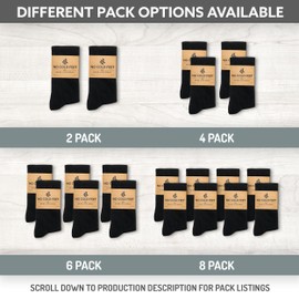 No Cold Feet Fun Colorful Novelty Socks for Men for Dress Casual Formal Groomsmen Wedding, Solid Black