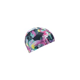 Speedo SE12453 MONA Mesh Cap Swim Cap, Pink/Lemon, L