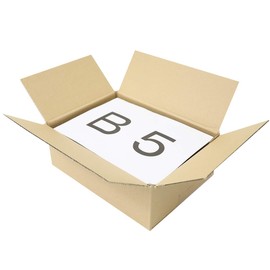 Earth Cardboard ID0407 Cardboard, 60 Sizes, 50 Pieces, 10.6 x 7.9 x 3.9 inches (270 x 200 x 100 cm), Cardboard, 2.4 inches (60 cm), B5, Shallow Type, Packing