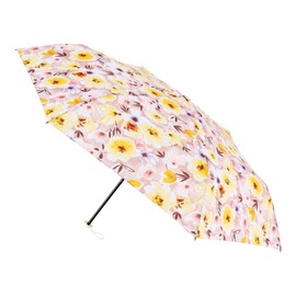[Moonbat] Esta Rain Umbrella, Folding Umbrella, UV Protection, Windproof, Compact, Print 10318, 10319, 10320, 10321, 10322, yellow