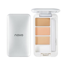 Gecomo Concealer Palette, High Cloth, 3 Colors, Popular, Concealer, Cream Texture (01# Natural)