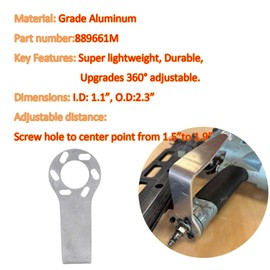 Rafter Hook 889661M High Grade Aluminum Rafter Hook,apply to NR83A5, NR83A5(S), NR83AA5, NV83A5, NR90AC5, NT65A5 and NV75A5 Framing Nailers （1pc）