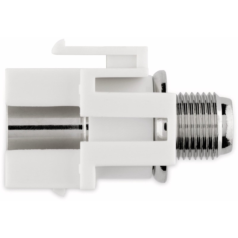 Goobay 79938 Keystone Module SAT/Antenna, Flush Mount, 18.9mm Width