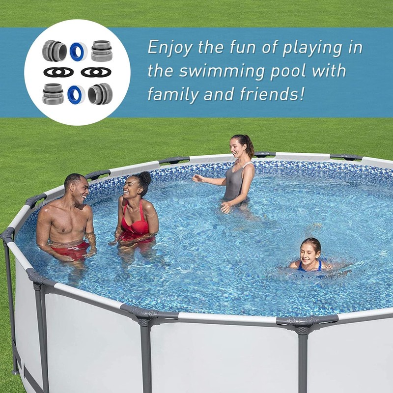 IHLOOTD 4560 Pool Hose Adapter Set of 4 Pool Pump