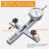 Neoteck 0-20mm Dial Indicator Table Saw Gauge with 0.75inch Width