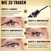 Quewel Individual Eyelashes, 320 Pieces, Individual Eyelashes for Eye Make-up,